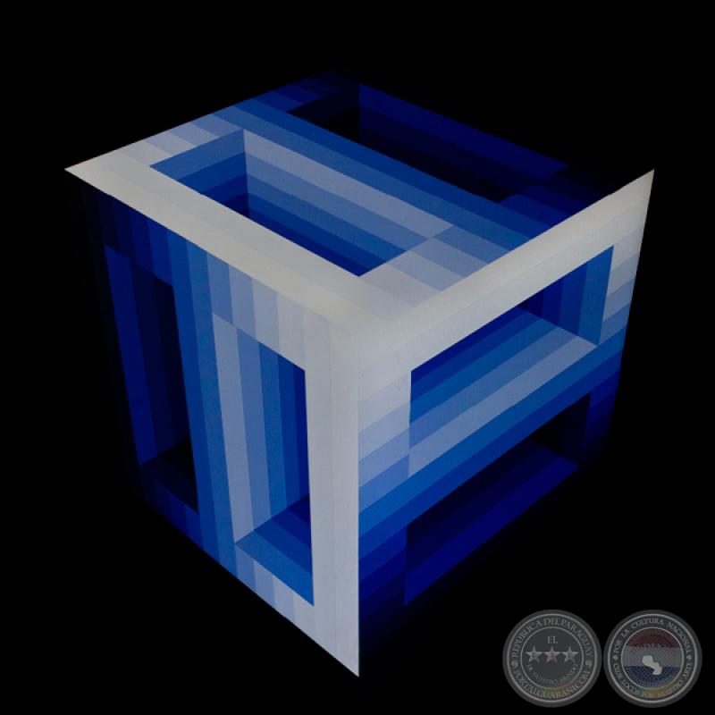 PARALLELEPIPEDE SPATIAL, 1975 - Obra de ENRIQUE CAREAGA
