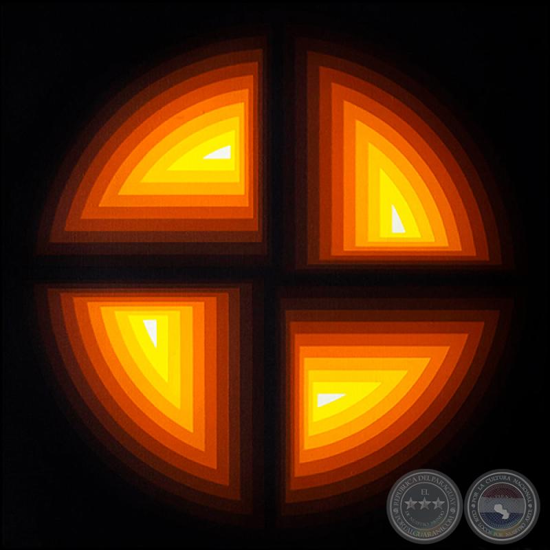 PROGRESSION INTERNE 4 N, 1973-1974 - Obra de ENRIQUE CAREAGA