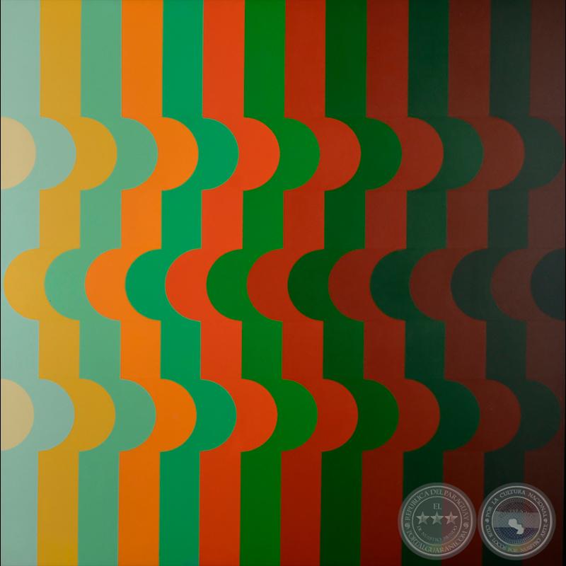 DÉPLACEMENTS ONDULATOIRES VJO 21, 1969/2005 - Obra de ENRIQUE CAREAGA