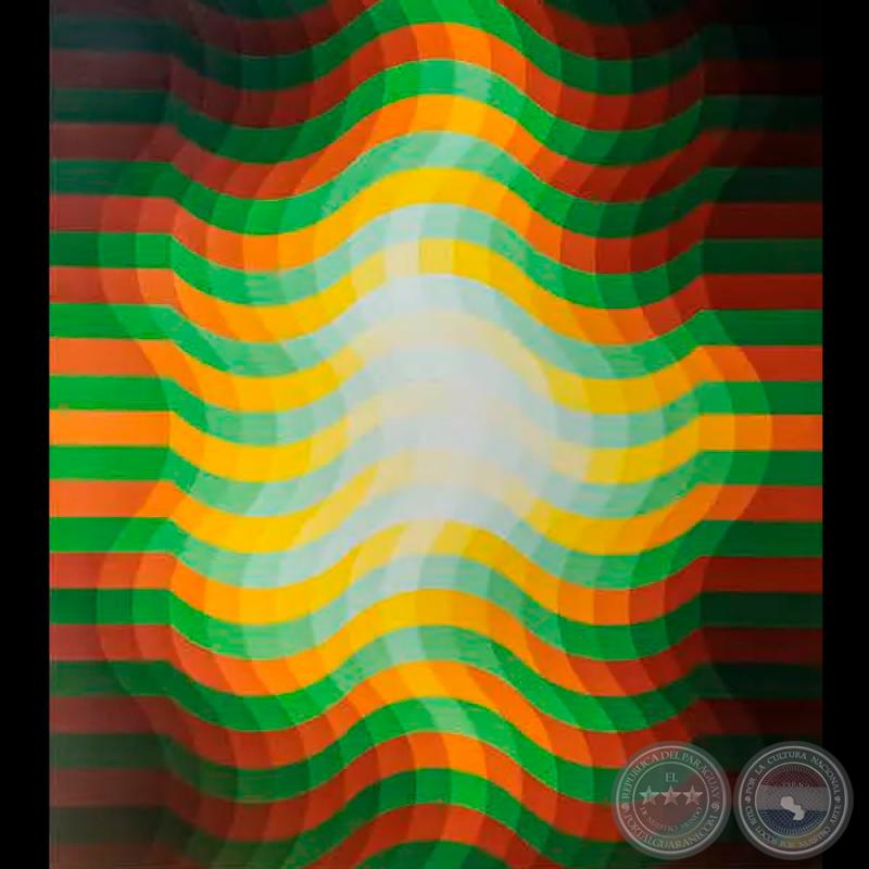 MOUVEMENT ONDULATOIRE VAUC 323, 1967/2004 - Obra de ENRIQUE CAREAGA