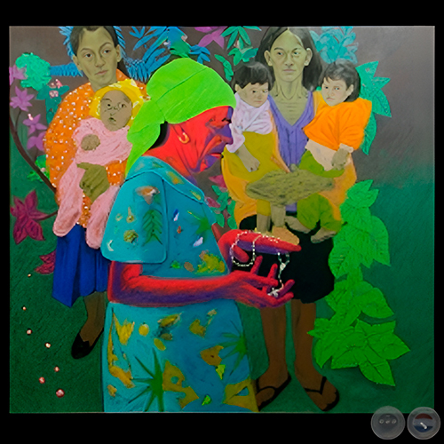 LA CURANDERA,1993 - Óleo de ENRIQUE COLLAR