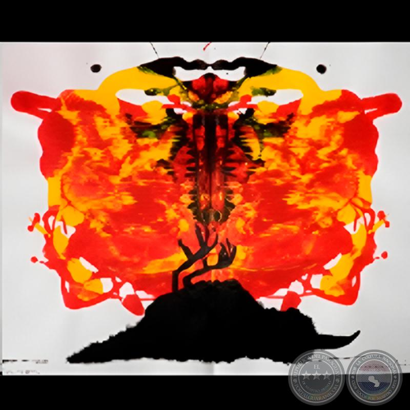 PÁJARO, 2010 - Técnica mixta de ENRIQUE ESPÍNOLA