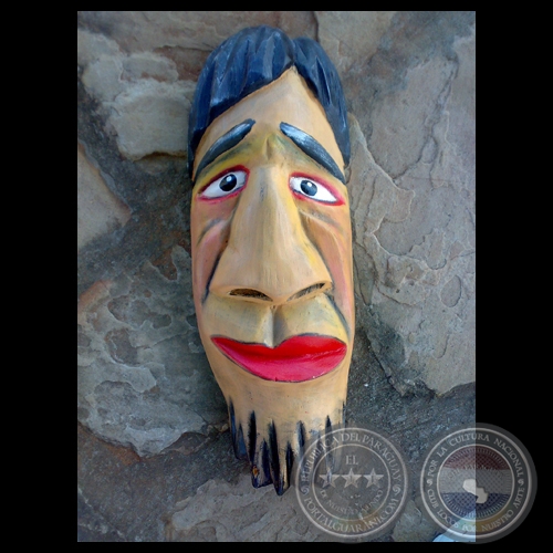MASCARA DE RAÍZ DE TIMBÓ - Obra de José Escobar