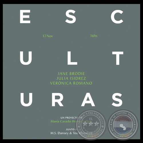ESCULTURAS, 2013 - JANE BRODIE - JULIA ISIDREZ - VERÓNICA ROMANO