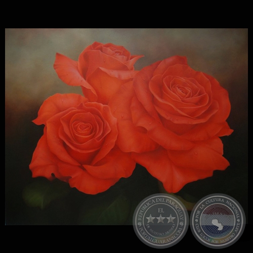 LAS TRES GARCIAS, 2010 - Óleo de EUGENIA ORTIGOZA