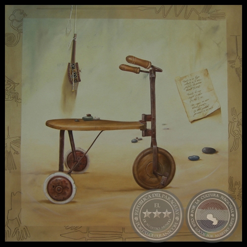 CASI MI PRIMER TRABAJO, 2010 - Óleo de EUGENIA ORTIGOZA