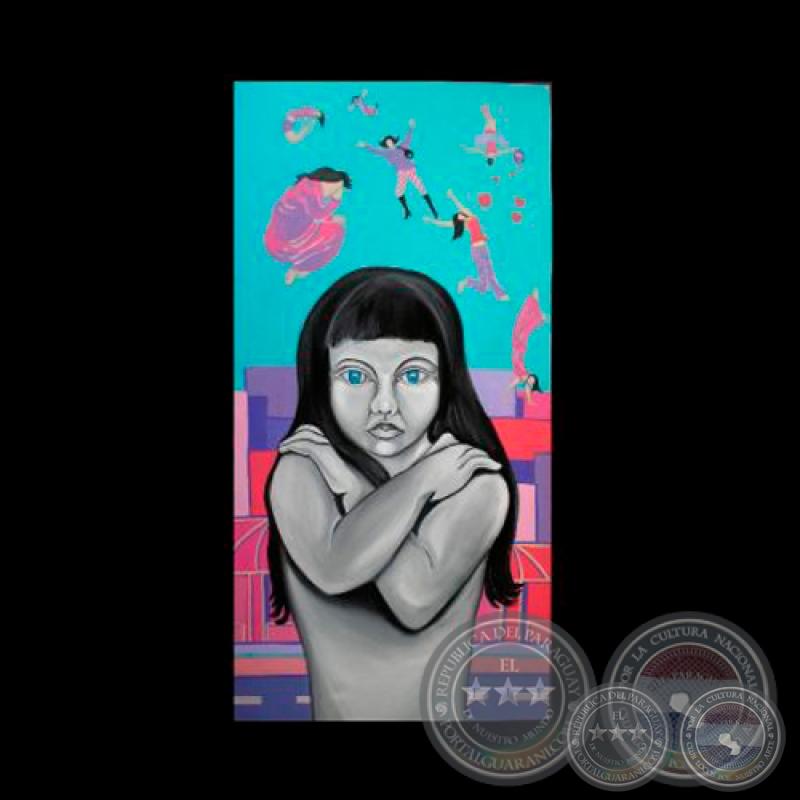 EVA Y SUS MUJERES LLEGAN AL PARAÍSO, 2008 - Técnica mixta de CARLA ASCARZA