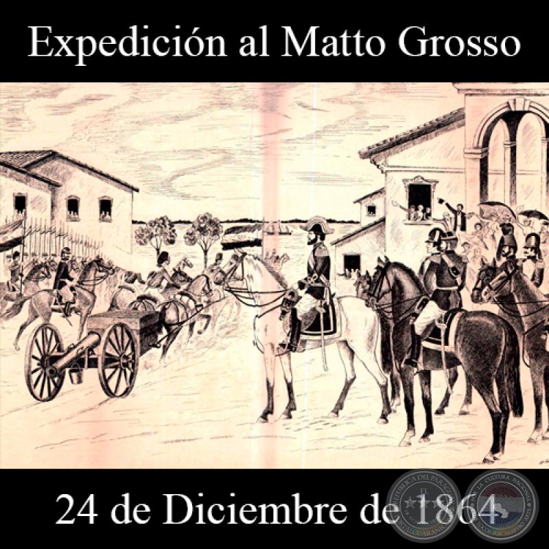 EXPEDICIÓN AL MATTO GROSSO - 24 DE DICIEMBRE DE 1864 - Dibujo de WALTER BONIFAZI