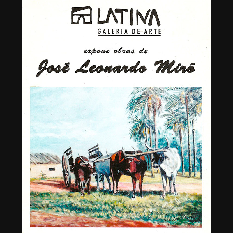 EXPOSICIÓN, 1995 - OBRAS DE JOSÉ LEONARDO MIRÓ