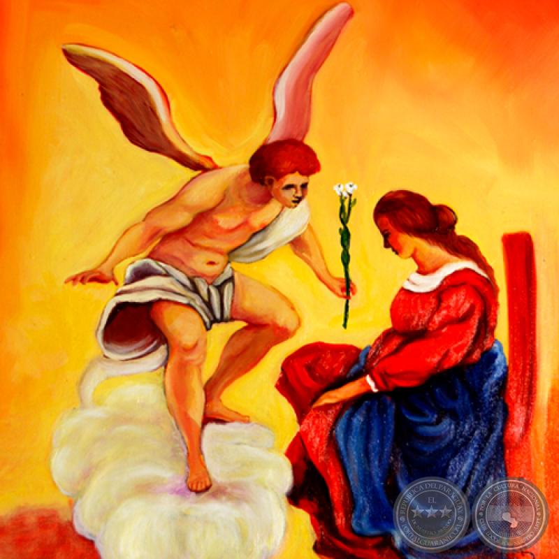 LA ANUNCIACIÓN (Óleo de FEDERICO VERA)