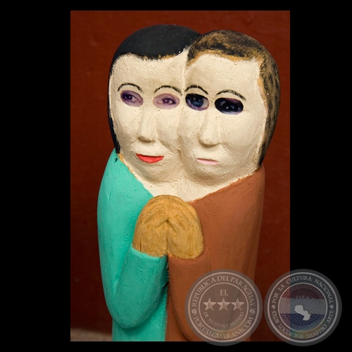 PAREJA BAILANDO - Obra de PRISCILIANO CANDIA - Fotografías de FERNANDO ALLEN