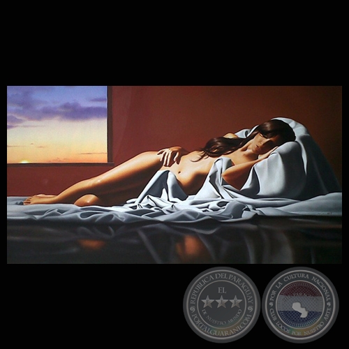 DESNUDO ARTÍSTICO, Óleo de FERNANDO FERREIRA (DEL REY GALERÍA DE ARTE)