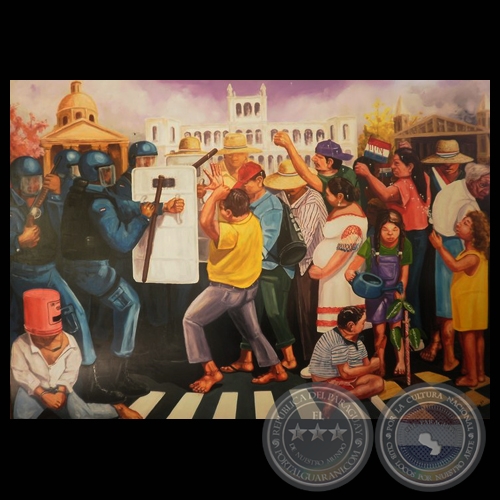 MARCHA CAMPESINA, 2011 - Obra de FIDEL FERNÁNDEZ