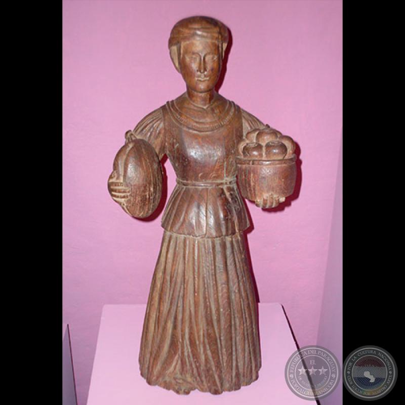 FIGURA DE PESEBRE, MUJER OFERENTE - LEGADO DE DOLLY CASAL RIBEIRO DE PERONI