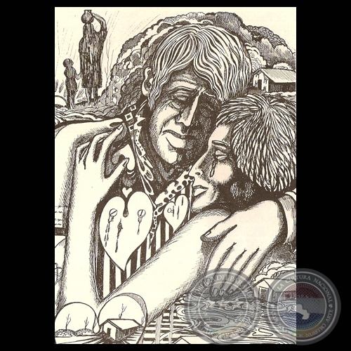 EN MEDIO DE LA DURA LUCHA, COMPASIÓN - Ilustración de Joel Filártiga