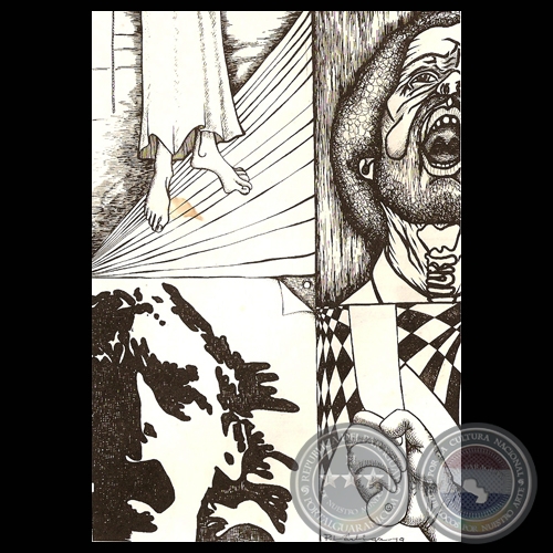 PESADILLAS QUE ACOMPAÑAN A UN PADRE DE LUTO - Ilustración de Joel Filártiga