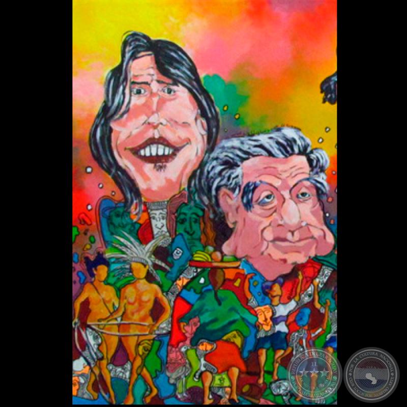 GRAFFITIS DE MI TIEMPO, 2012 - Pinturas y objetos de FLAVIO GIMÉNEZ