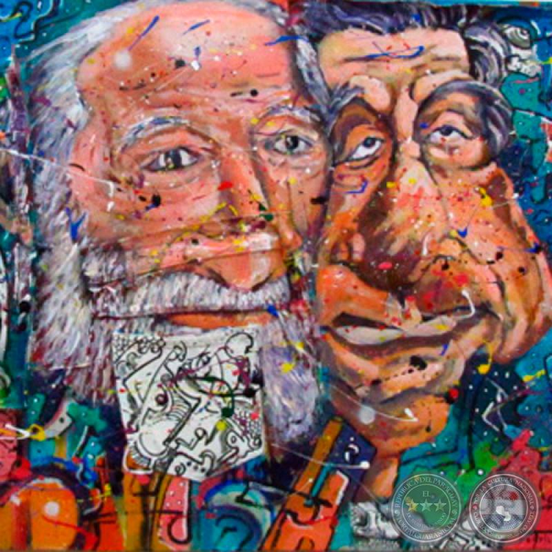 GRAFFITIS DE MI TIEMPO, 2012 - Pinturas y objetos de FLAVIO GIMÉNEZ