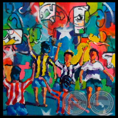 GRAFFITIS DE MI TIEMPO, 2012 - Pinturas y objetos de FLAVIO GIMÉNEZ