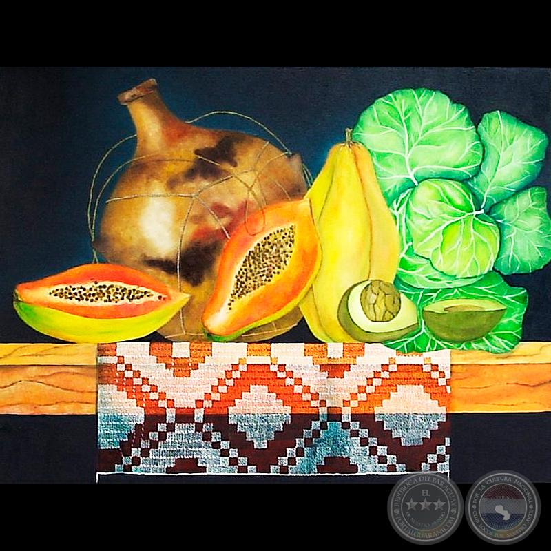 FRUTOS DA TERRA, 2004 - Óleo sobre tela DE REGINA HORNUNG