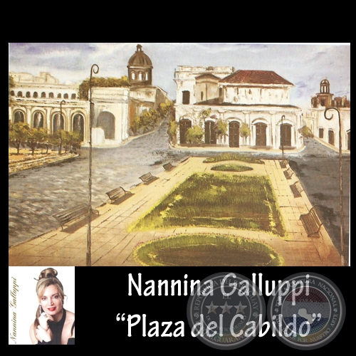 PLAZA DEL CABILDO, 2009 - Óleo de NANNINA GALLUPPI