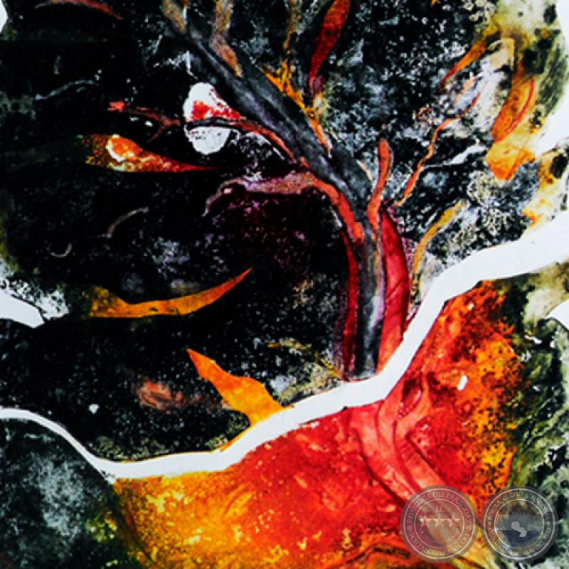 SIN TÍTULO, 2002 - Agua fuerte,  agua tinta de GLADYS LEÓN DE LOZANO