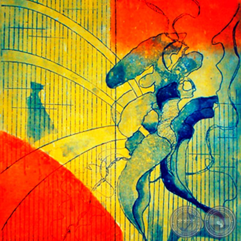 SIN TÍTULO, 2004 - Agua fuerte, agua tinta de GLADYS LEÓN DE LOZANO