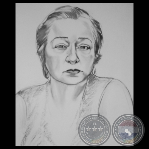 RETRATO DE GLORIA ESTRAGÓ - Obra de FEDERICO CABALLERO