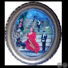 LA BELLA SOPHIA, 2001 - Técnica Mixta de Irma Gorostiaga