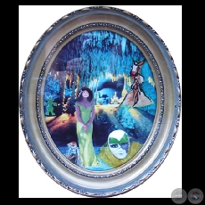 EL TÚNEL, 2001 - Técnica Mixta de Irma Gorostiaga