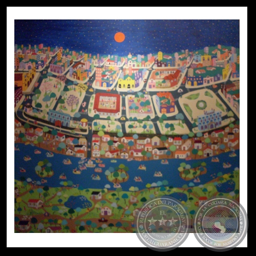 VISIÓN IMAGINARIA DE ASUNCIÓN, 1994 - Obra de GRACIELA MALATESTA