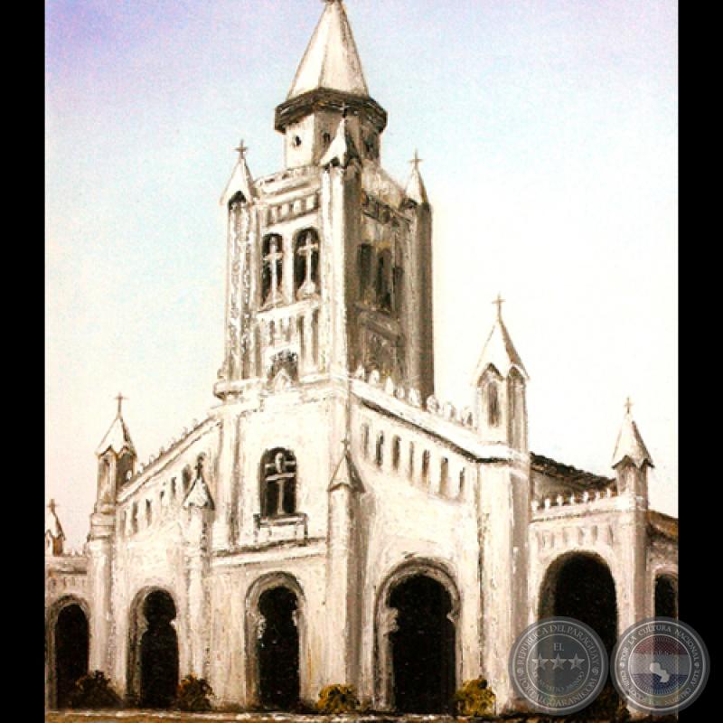 IGLESIA DE LA CIUDAD DE AREGUÁ - Óleo de GRISELDA ROSSI SCHUBERT