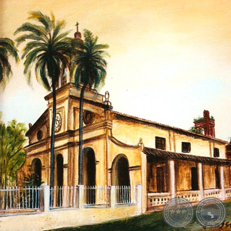 IGLESIA DE LA CIUDAD DE HUMAITÁ - Óleo de GRISELDA ROSSI SCHUBERT