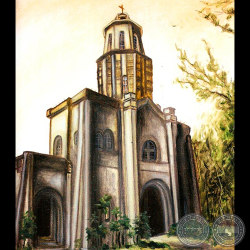 IGLESIA DE LA CIUDAD DE YPACARAI - Óleo de GRISELDA ROSSI SCHUBERT