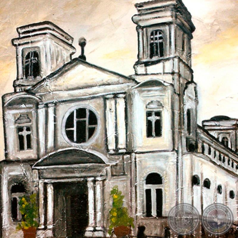 IGLESIA DE SAN JOSÉ - ASUNCIÓN - Óleo de GRISELDA ROSSI SCHUBERT