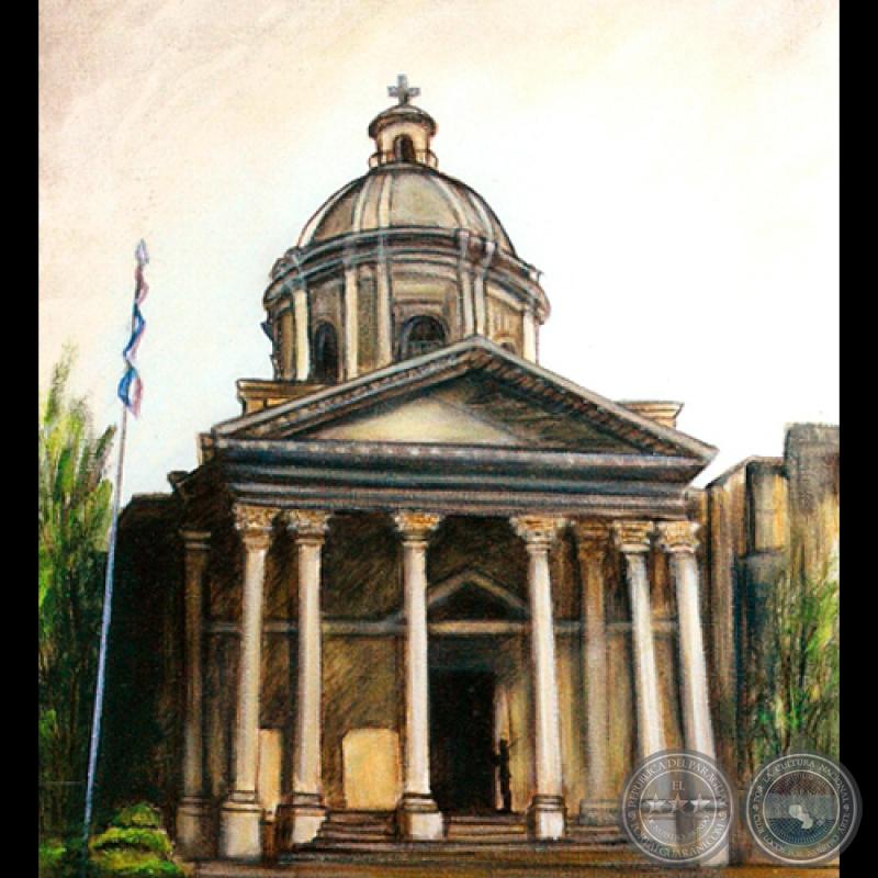 PANTEÓN NACIONAL DE LOS HÉROES - Óleo de GRISELDA ROSSI SCHUBERT