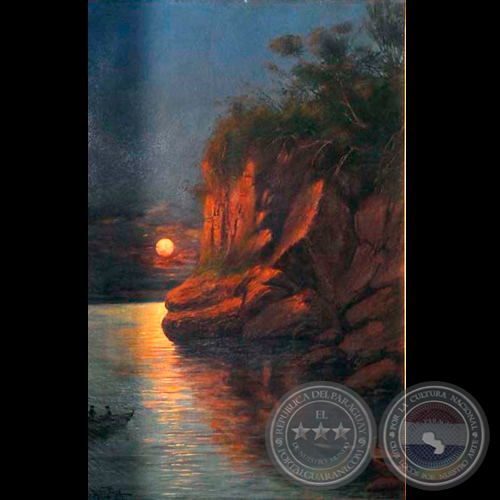 ATARDECER DESDE ITA PYTA PUNTA - Óleo de HÉCTOR DA PONTE