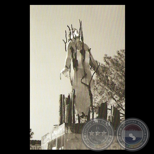 CRISTO ECOLÓGICO, 2001 / 2002 - Escultura de HERMANN GUGGIARI