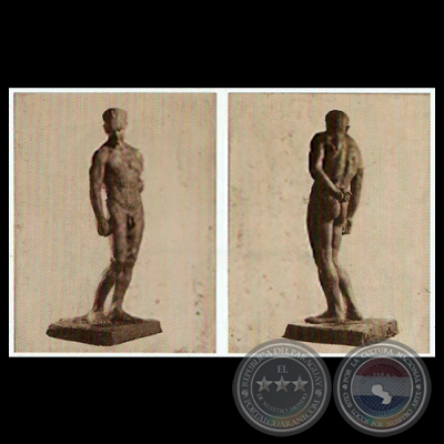 ESTUDIO DE DESNUDO, 1945 - Escultura de HERMANN GUGGIARI