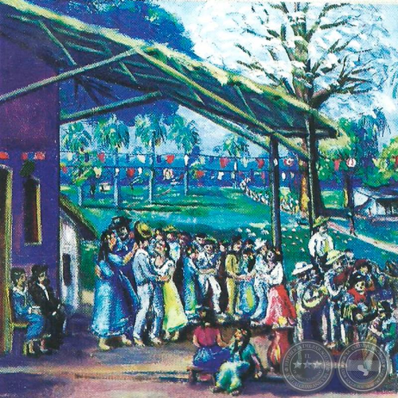 CASAMIENTO COYGUA, 1971 - Óleo de IGNACIO NÚÑEZ SOLER