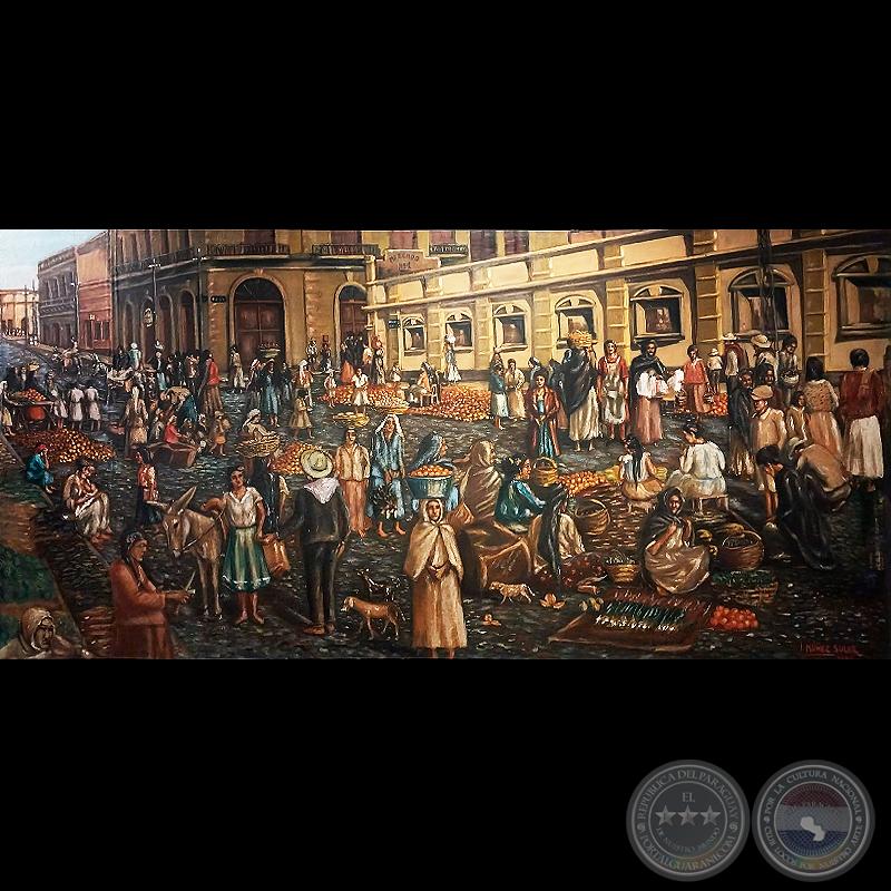 MERCADO Nº 1, 1947 - Obra de IGNACIO NÚÑEZ SOLER