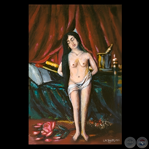 LA DESFLORADA, 1971 - Óleo de IGNACIO NÚÑEZ SOLER