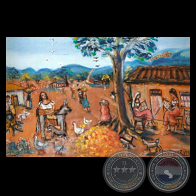 COSTUMBRES DEL CAMPESINO PARAGUAYO, 1982 - Obra de IGNACIO NÚÑEZ SOLER 