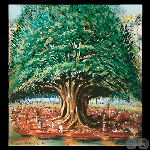 EL ÁRBOL DEL JARDÍN BOTÁNICO, 1971 - Obra de IGNACIO NÚÑEZ SOLER