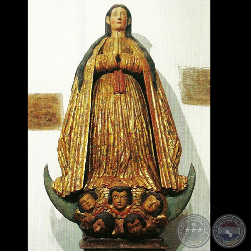 INMACULADA CONCEPCIÓN - TALLA JESUÍTICA (MUSEO DE SAN IGNACIO GUAZÚ)