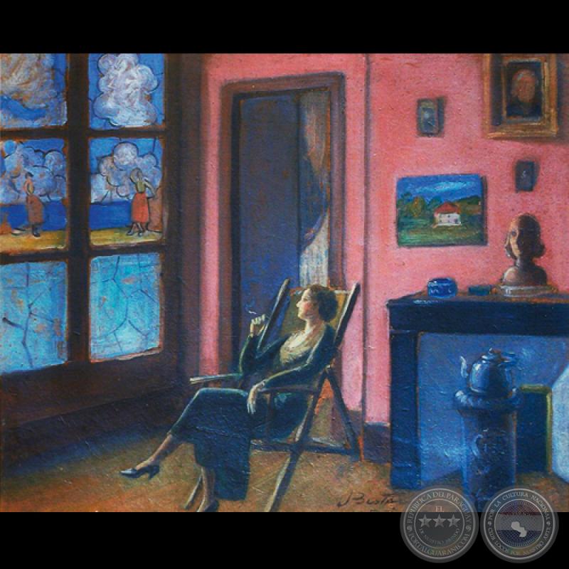 SEÑORITA SENTADA EN SILLÓN, 1932 - Obra de JAIME BESTARD