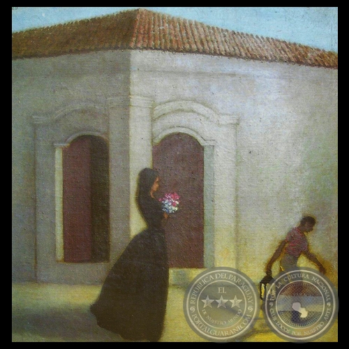 DOÑA JUANA MARÍA DE LARA - Óleo de JAIME BESTARD