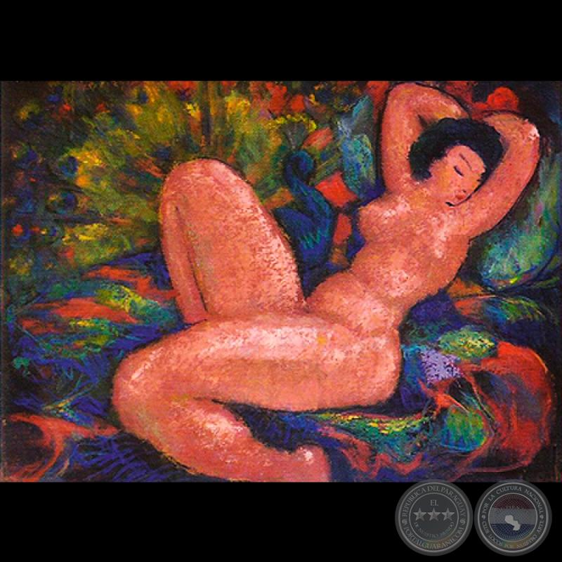 MUJER EN REPOSO - Obra de JAIME BESTARD
