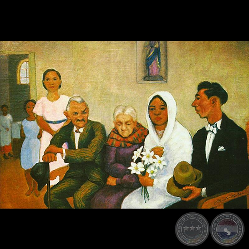 CASAMIENTO EN EL PUEBLO, 1936 - Obra de JAIME BESTARD