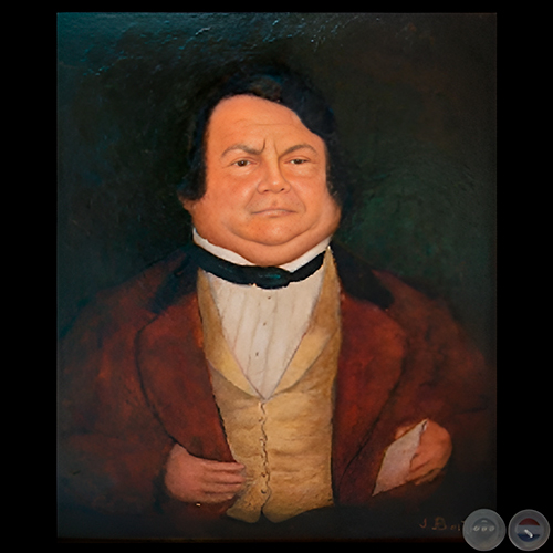 PRESIDENTE CARLOS ANTONIO LÓPEZ - Óleo sobre lienzo de JAIME BESTARD